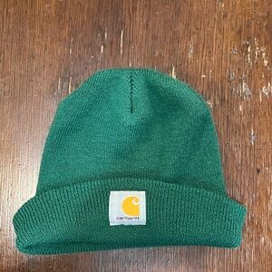 Carhartt Beanie hat. Green. 1 size fits all